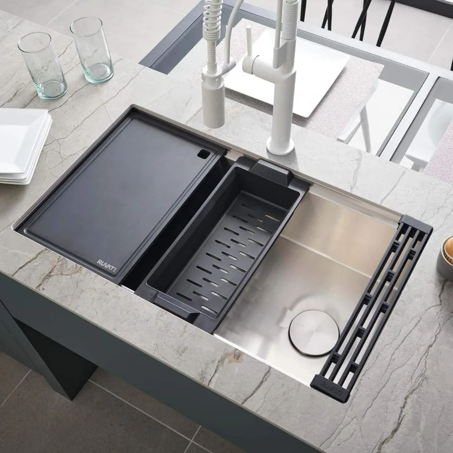 رف تجفيف قابل للطي مطلي بالسيليكون مع تصميم لوحة نافذة لأحواض محطة العمل مثالية لاستخدام حصيرة الأطباق والخريف SpaceSavin #4