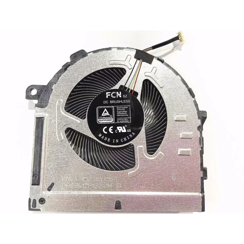 Original CPU GPU Fan for Lenovo IdeaPad Gaming 3-15ACH6 3-15IHU6 82K2 FNLX FNLY DFS5M325063B1H DFS5K12B159A1H DV 5V 0.50A