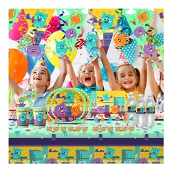 The Bumble Nums Children's Day Party Decoration Balloon Set tableware Graduation Decoration Birthday Party Decorations Supplies