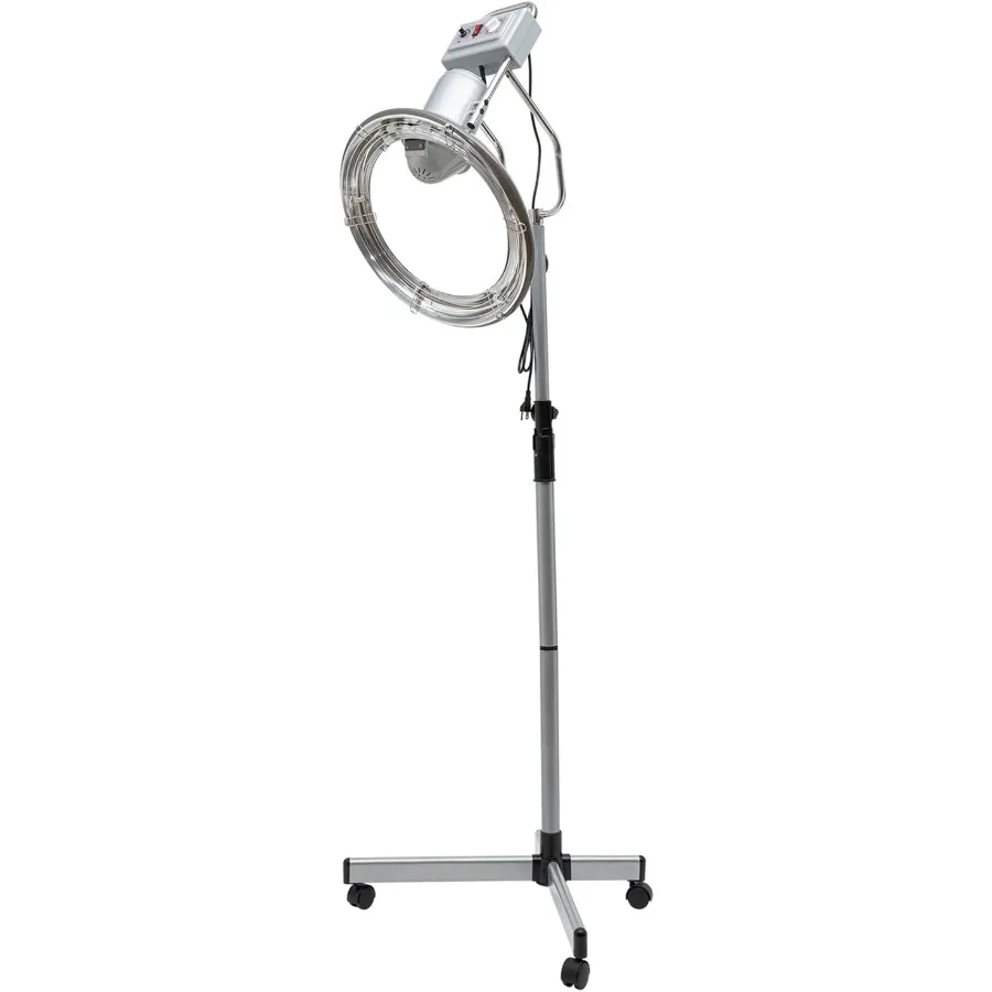 

950W Salon Pro Rotating Hair Dryer with Swivel Caster Rolling Stand and Orbiting Hair Color Processing for Professional Salon U