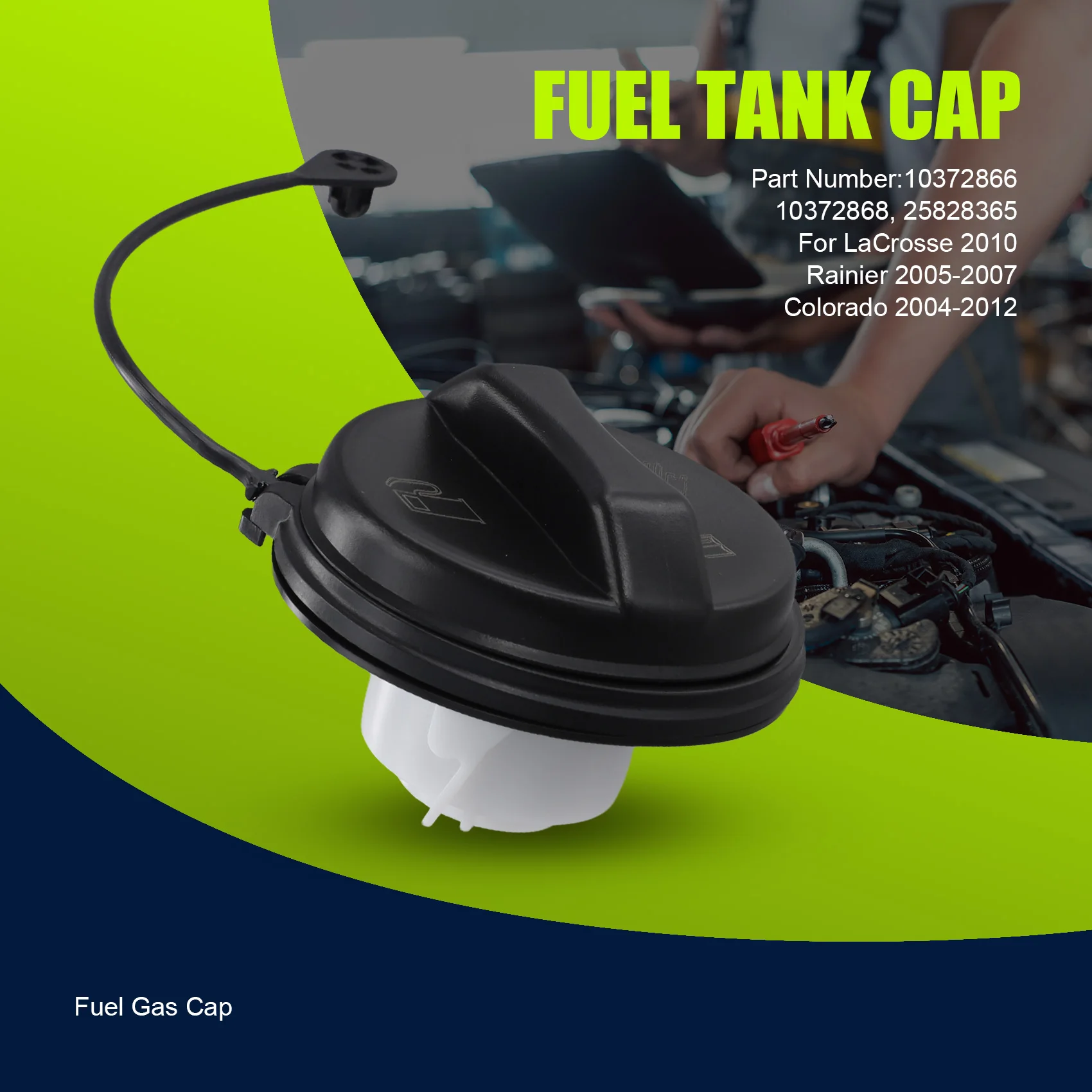 NEW HOT In Stock-Fuel Tank Filler Gas Cap For Buick GMC Pontiac Saturn 2002-2014 10372866 10372868 25828365
