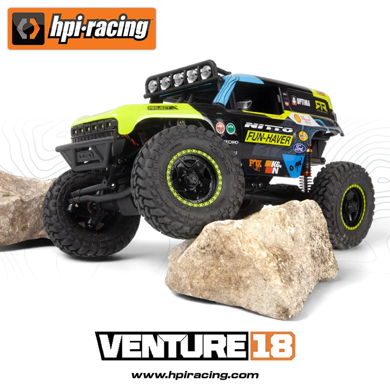 

HPI RACING VENTURE Flux U4 4400 1/18 4WD RC автомобиль моделирование электрический матовый пульт дистанционного управления внедорожный альпинистский автомобиль модель игрушки