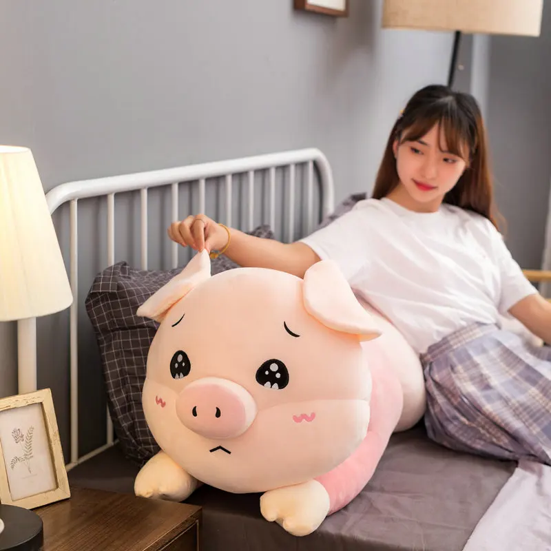 150cm 12 Style Giant Size Pig Plush Toy Comfort Sleeping Pillow Kawaii Long Animal Pillow Caterpillar Doll Gift