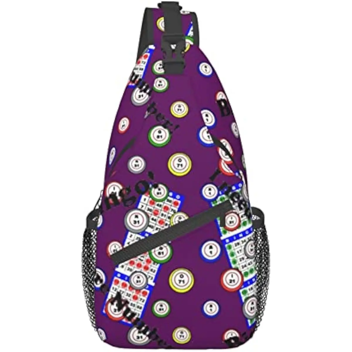 Bingo I Need One More Number Sling Bags for Cycling Camping Men Chest Crossbody Backpack Shoulder Daypack