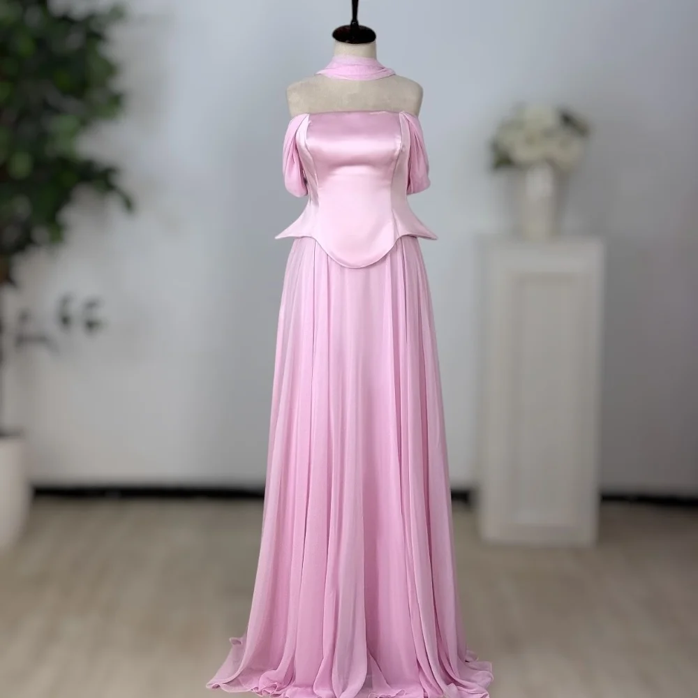 

Одинаковые сексуальные шифоновые плиссированные длинные платья трапециевидной формы без бретелек по индивидуальному заказу, платья для особых случаев, доступны размеры, мода