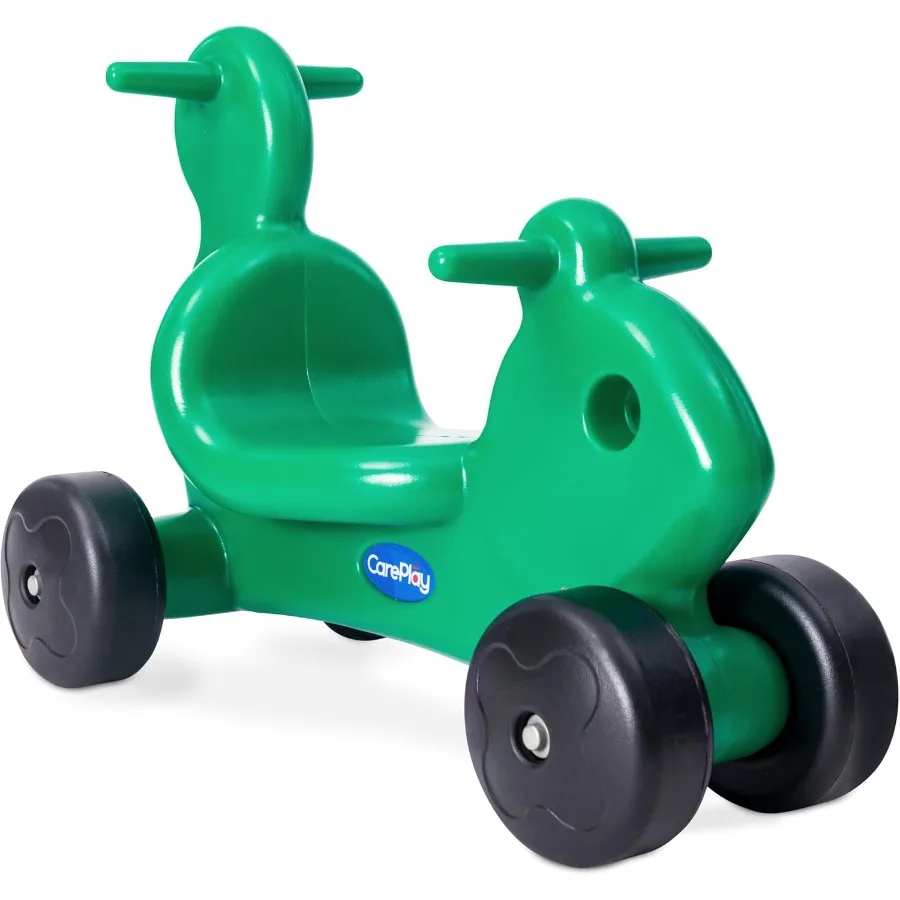 Giocattolo push & ride-on scoiattolo 2 in 1, uso interno ed esterno, sedile a basso profilo, consigliato per bambini fino a 50 libbre, Constr durevole