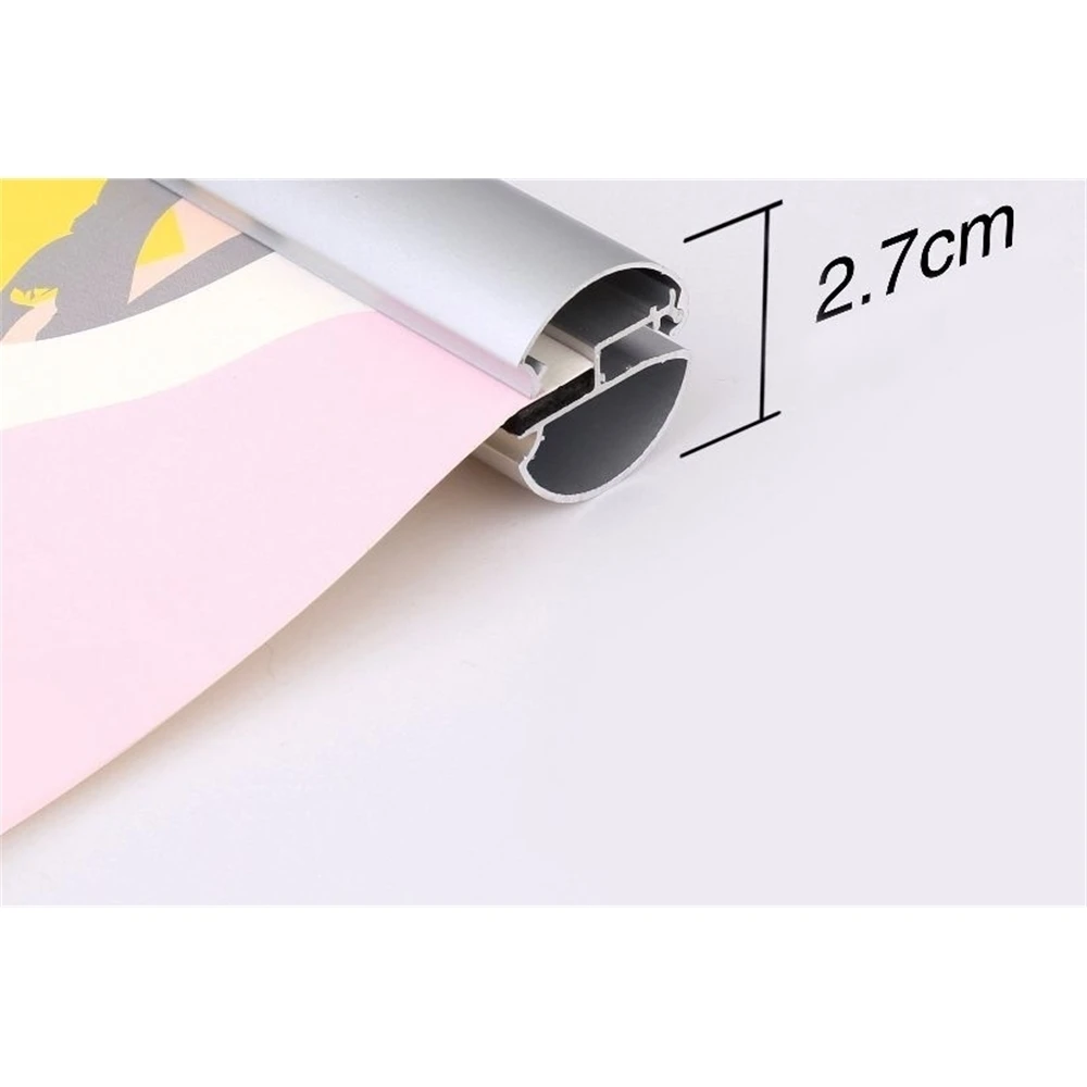 100cm Aluminium Alloy Poster Banner Clip Rails Poster Hanger Strip