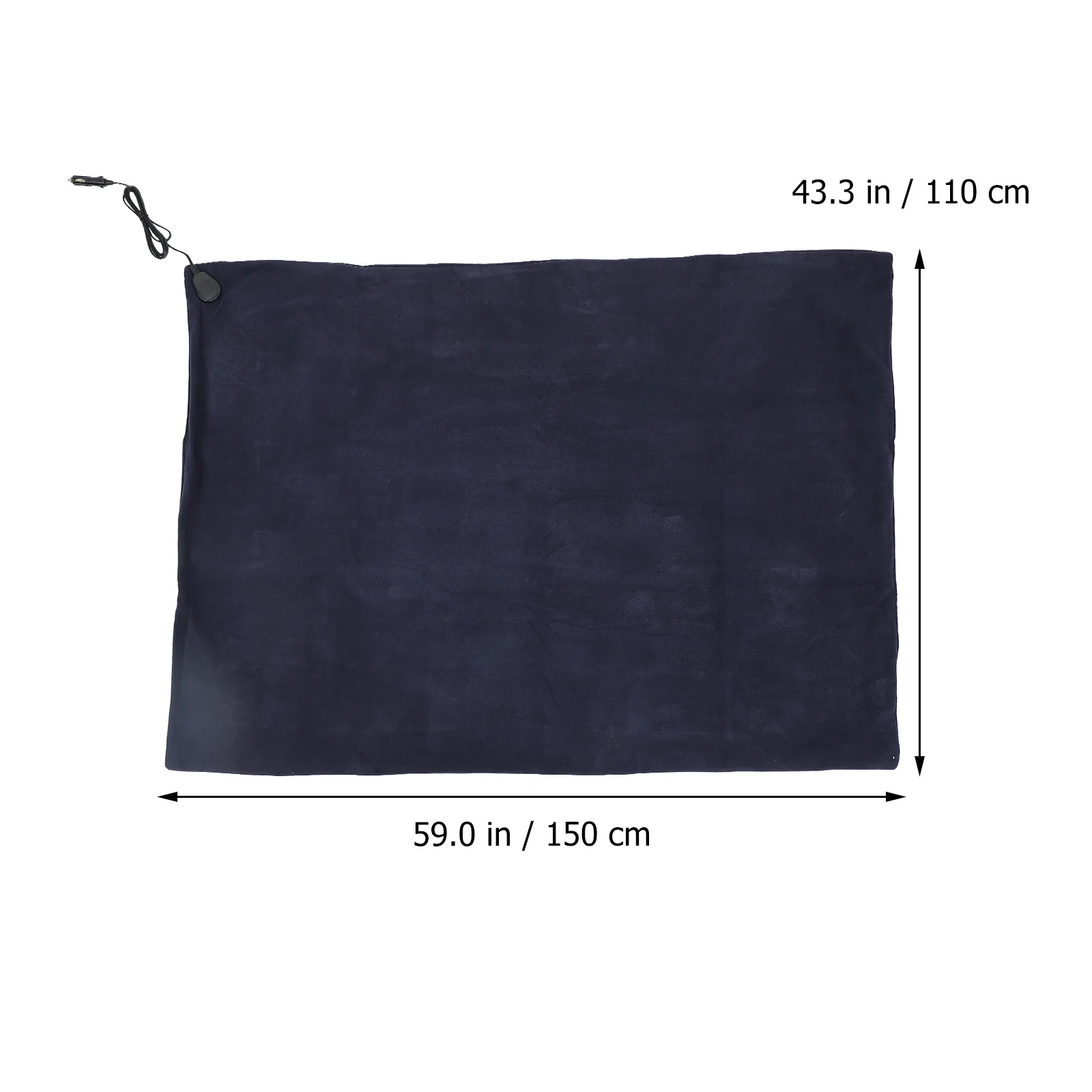 

Fast Heating 12V Car Blanket Auto Temp Control 45-65℃ Detachable Travel Warm Throw For Driver Thermal