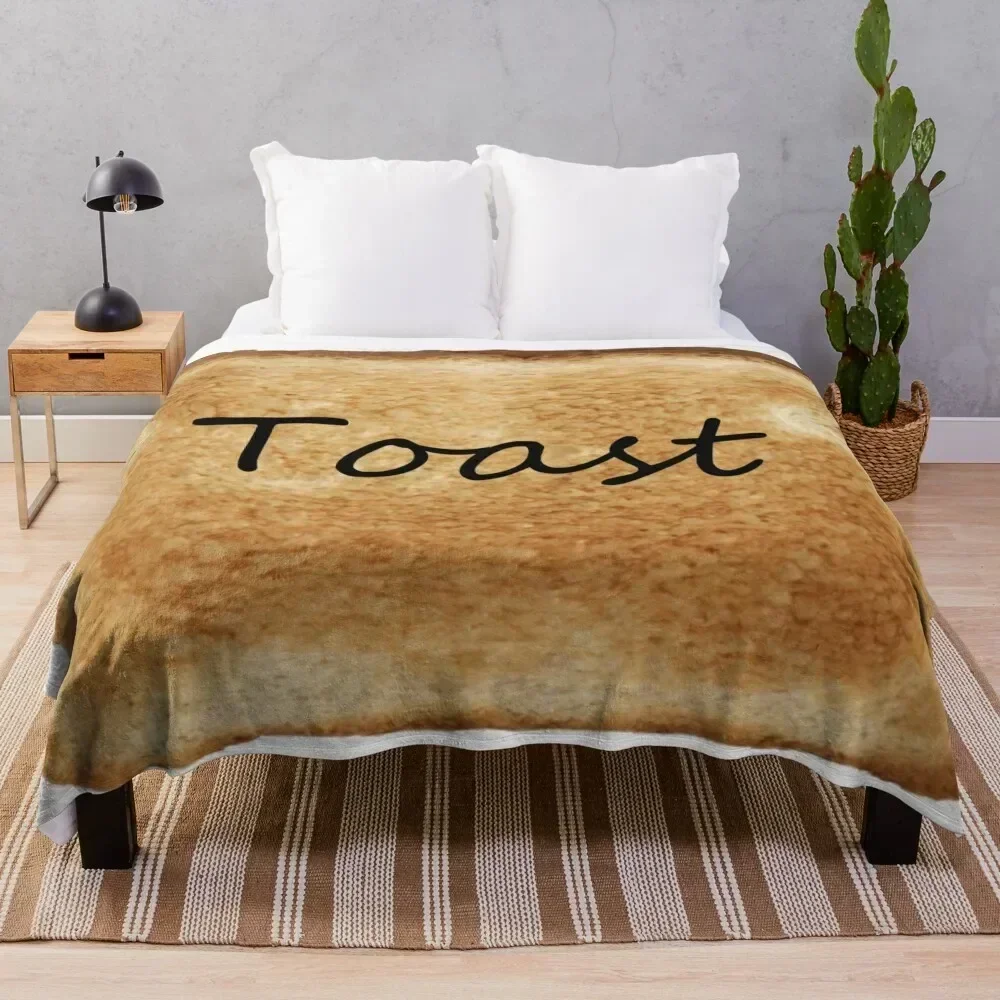 

Toast Throw Blanket Personalized Gift Cute Decoratives Luxury Throw Blankets