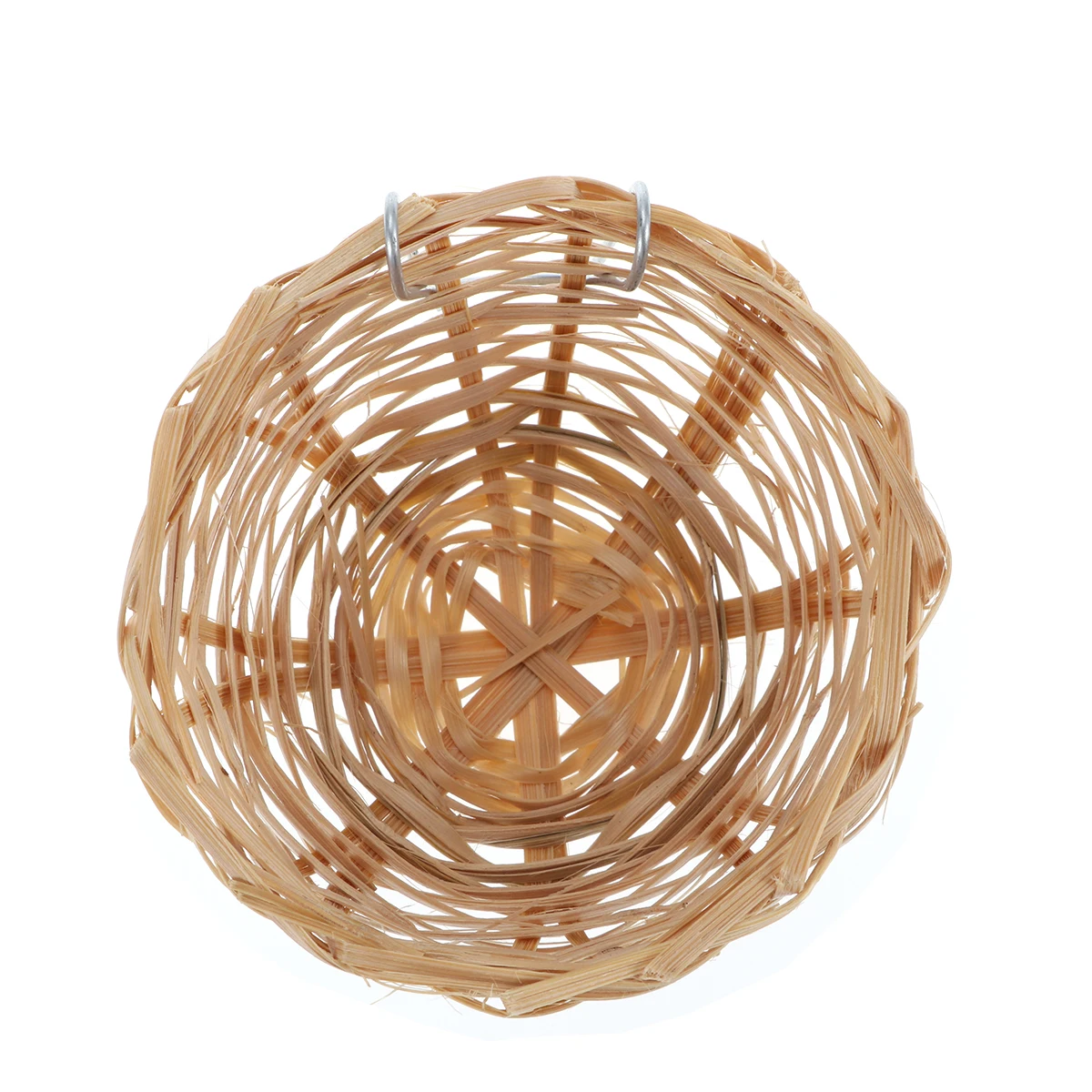 

6pcs Bamboo Bird Nest Handmade Hanging Nest For Small Birds Pet Sleeping Breeding Shelter Cage Decor Birds Supplies