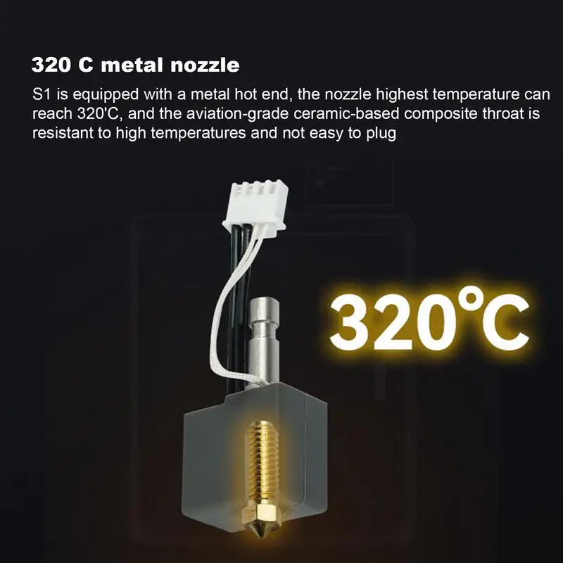 3D Nyomdász forró Abszolvál készlet Bennyomás gépi Kötött lábszárvédő Vezetőképes 3D nyomtatás forró Abszolvál Fém extruder fejét Bennyomás gépi Akta számára haza