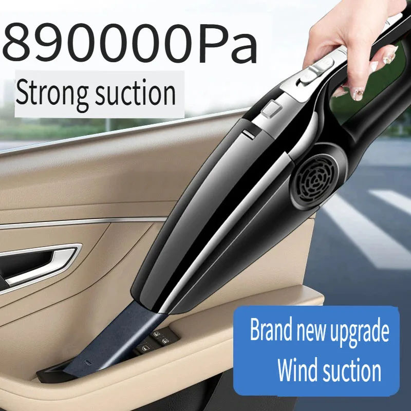 1PC Portable Car Wireless Vacuum Cleaner Powerful Suction Handheld Vacuum Cleaner High Power for Car Home