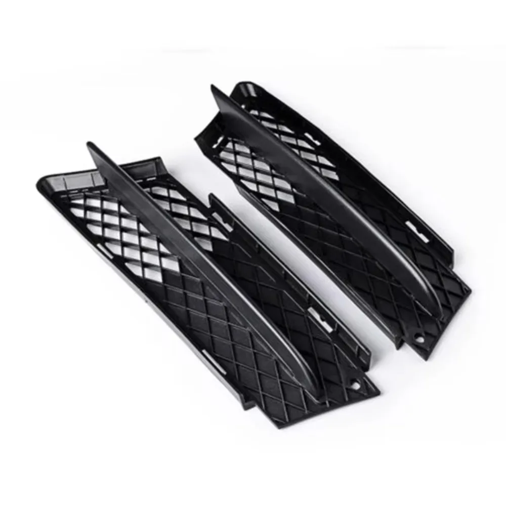 2Pcs Front Bumper Fog Light Grilles For BMW 3 2005-2007 E90 E91 Pre-LCI Old Fog Light Mesh Grill Cover Car Accessories