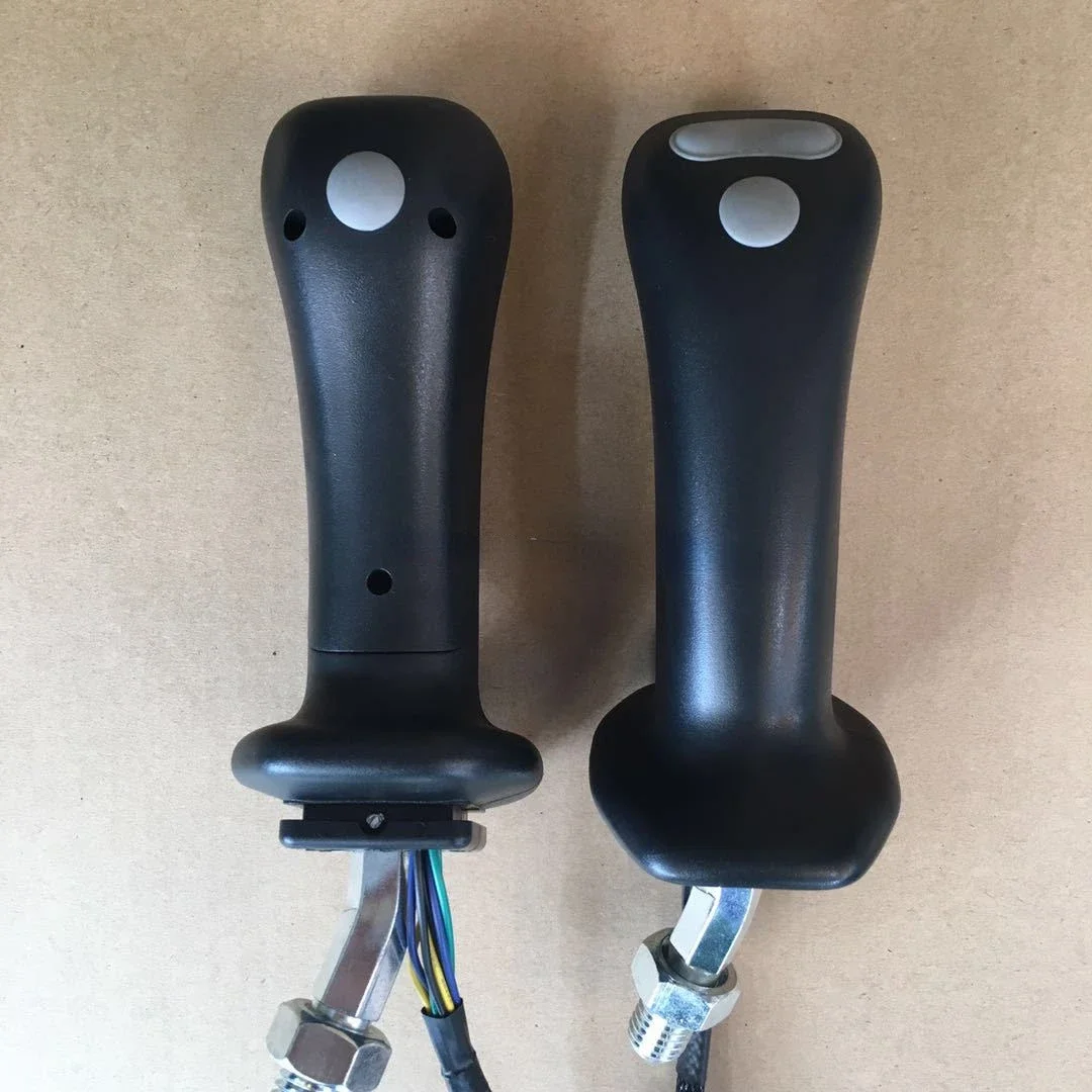 For Excavator Joystick Handle , Manipulation Handle With 4 Buttons