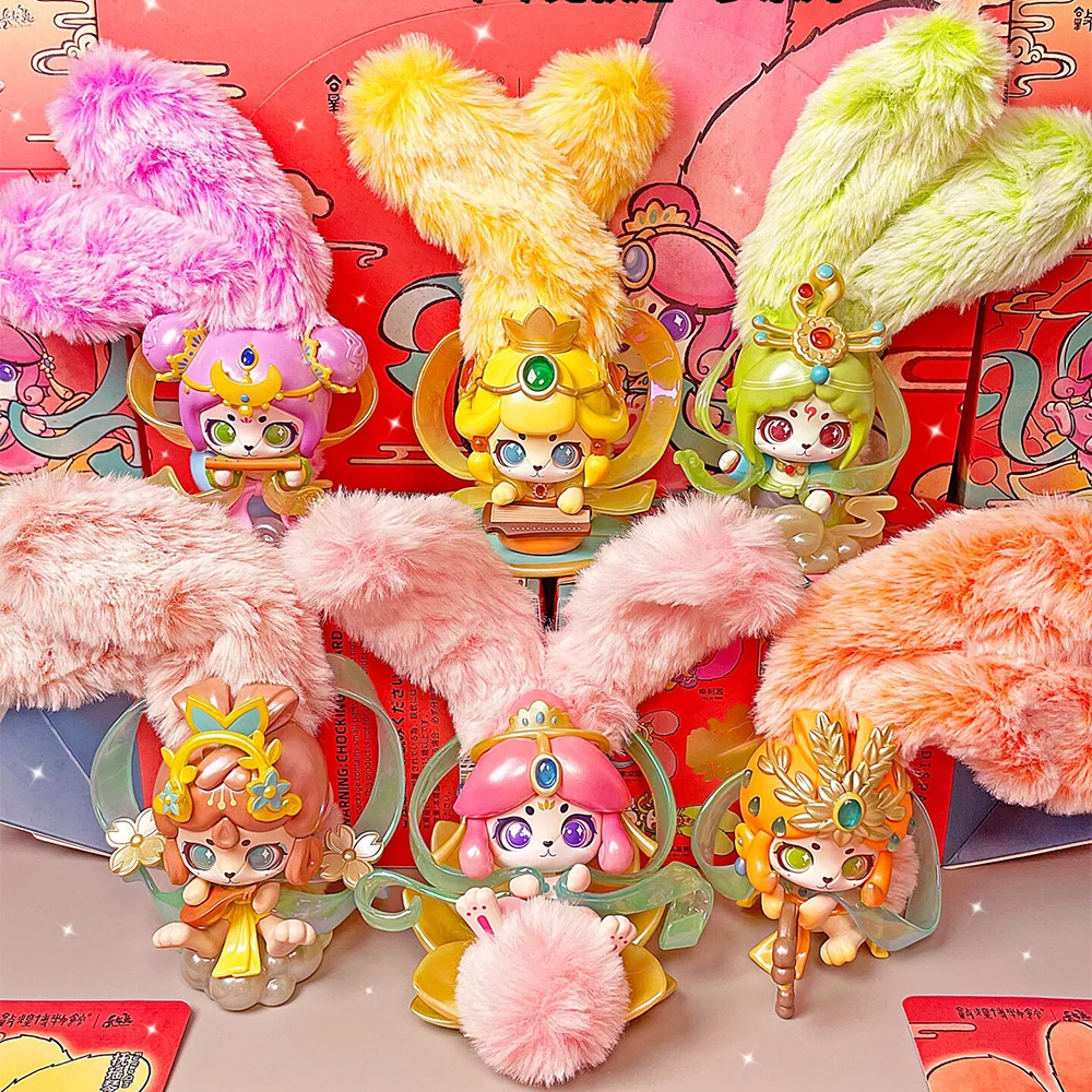 

Чашка кролика Dream Of Dunhuang Series слепая коробка милая чашка кролик загадочная коробка с ароматным типом Коллекционная модель подарок на день рождения