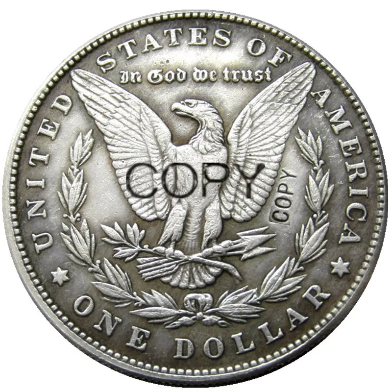 HB(81) US Hobo 1921 Morgan Dollar Silver Plated Copy Coins