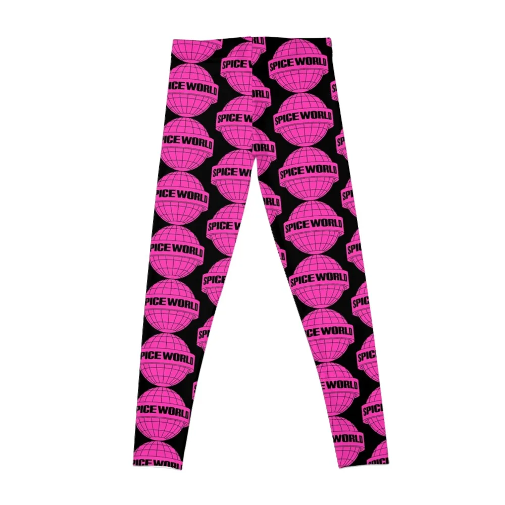 space spice logo pink world girl tour 2019 2020 menkopohukam Leggings Female legging pants sport set Womens Leggings