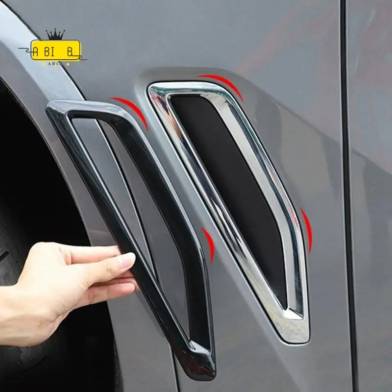 

ABIB -Car Side Air Vent Flow Fender Frame Cover Trim Sticker Accessories For BMW X5 G05 2022-2024