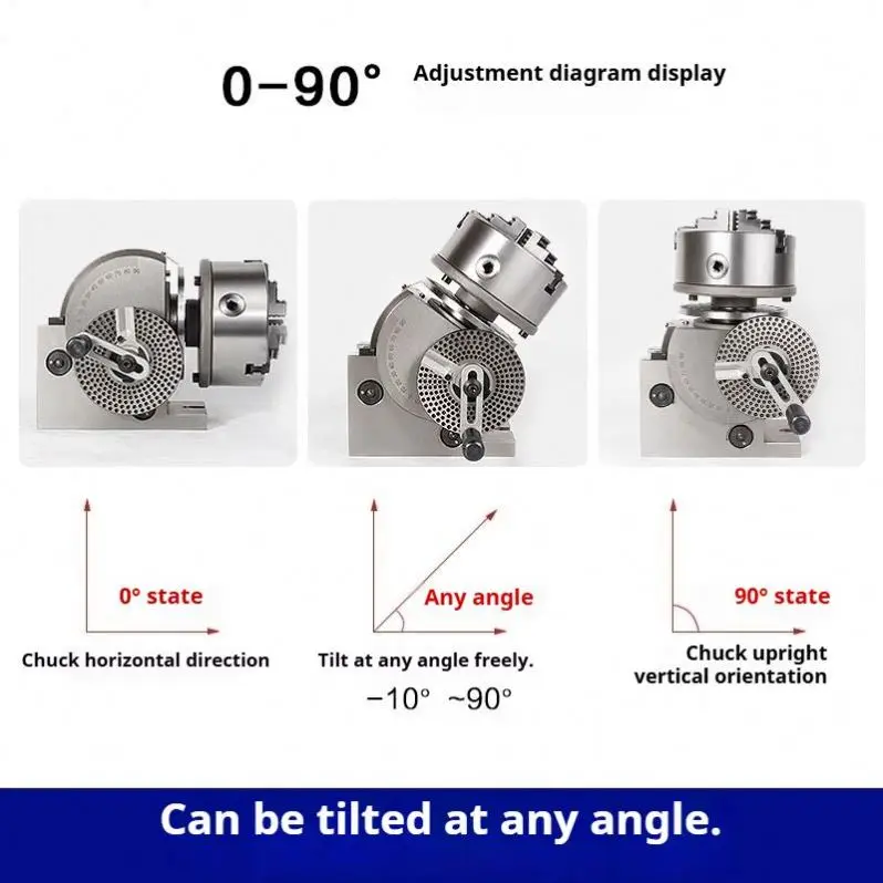 com cabeça divisória BS da fresadora industrial de componente de engrenagem de alta precisão - universal e simples