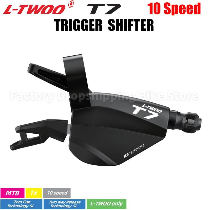 LTWOO T7 1x10 Speed Mountain Bike Derailleur Kits Two Way Release Trigger Shifter 10V Stabilize Damping System RD Bicycle Parts