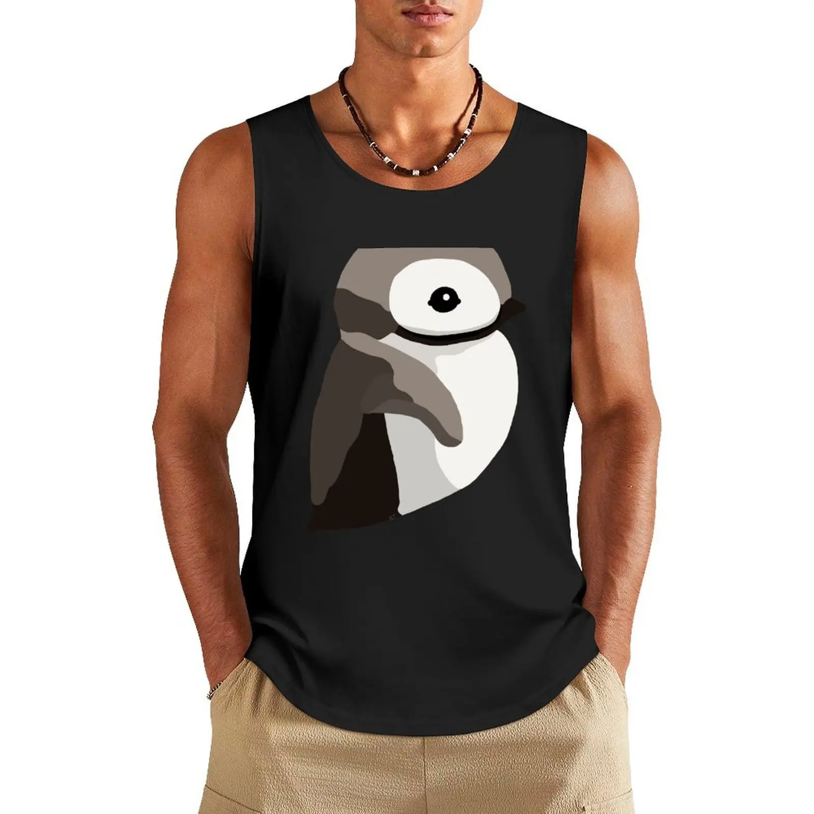 

Penguin Tank Top Gym man Men sleeveless tee sleeveless shirts gym