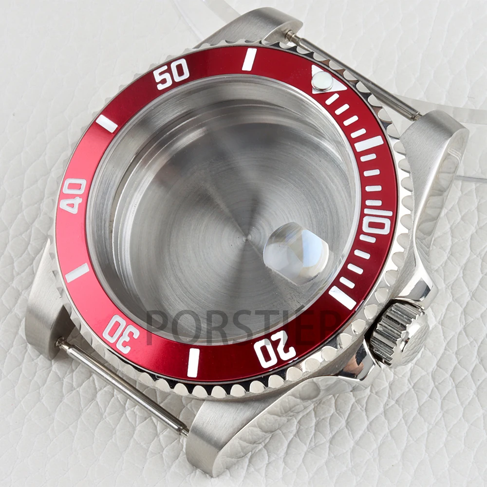 

40mm NH35 Watch Case Sapphire 316L Steel Men's Case for Submariber NH34/NH35/NH36/NH38 Movement 28.5mm Dial 10ATM Waterproof