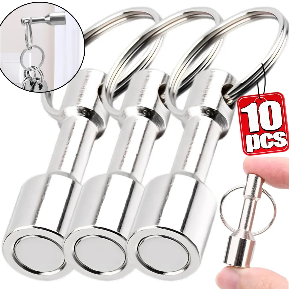 Multifunktionale Magnet Schlüsselbund Anti-verlust Magnetische Auto Schlüssel Hängen Halter Haushalt Büro Lagerung Verschluss Tragbare Outdoor Werkzeuge
