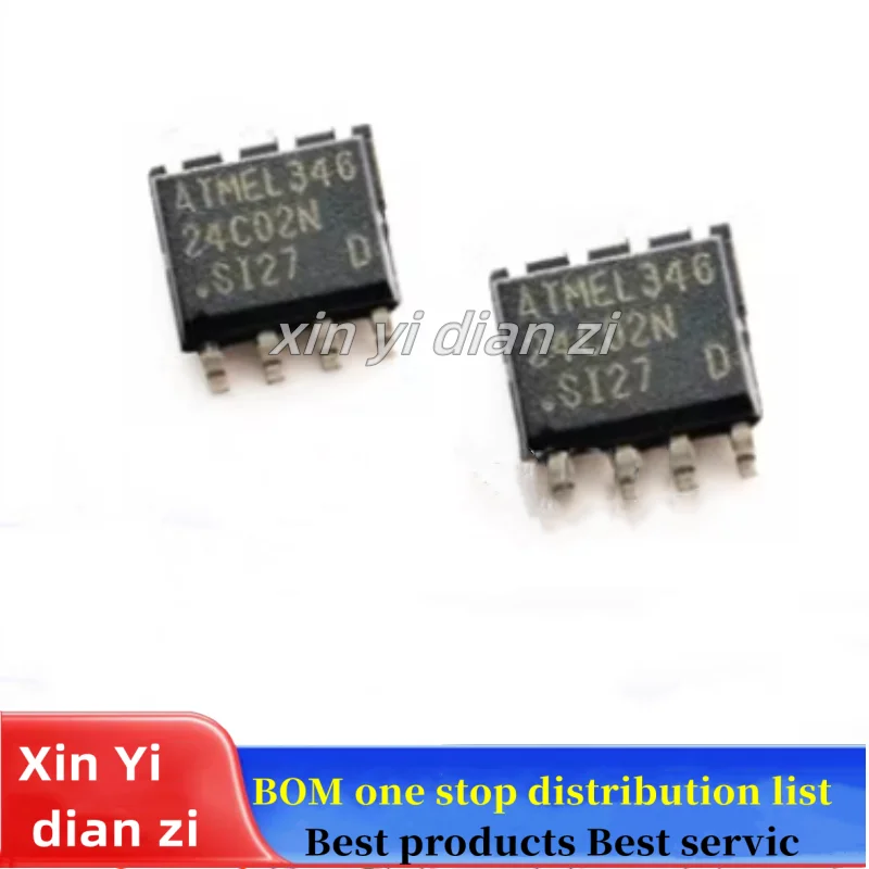 10pcs/lot AT24C02BN-SH-T AT24C02 SOP8 ic chips in stock