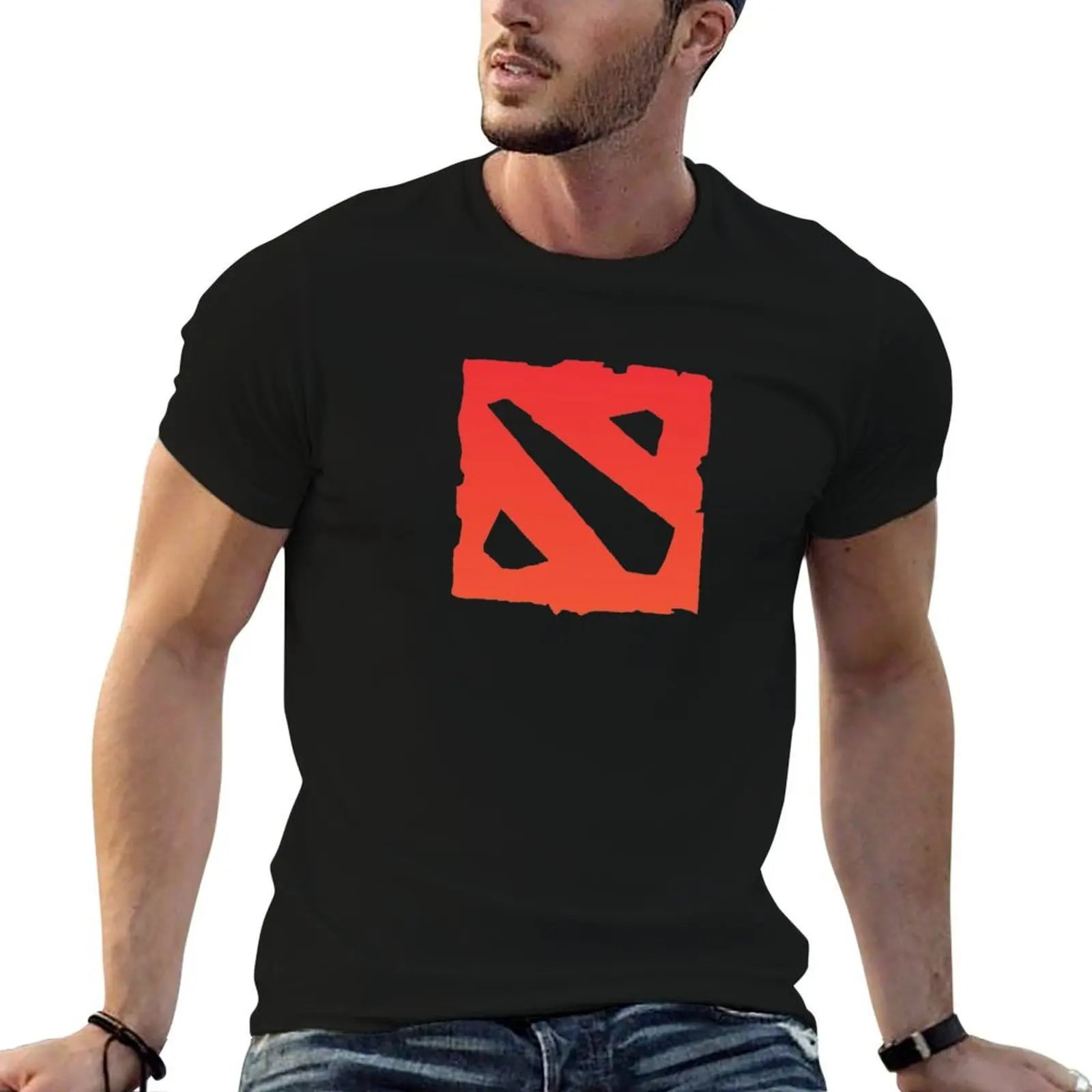 

dota 2 - logo T-Shirt men t shirt cotton 100% funny t shirts man cotton t shirt man T-Shirt