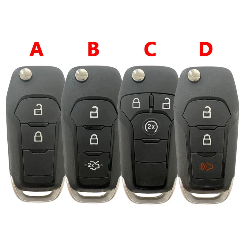 CN018133 Original Flip Key For Ford F150 F250 Fusion Transit Keyless Entry Remote Contorl 315/434/868 MHz 49 Chip Hitag Pro