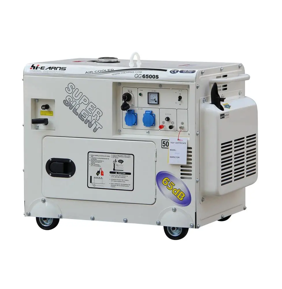 

hiearns 5.5KW rated output portable super silent gasoline generator