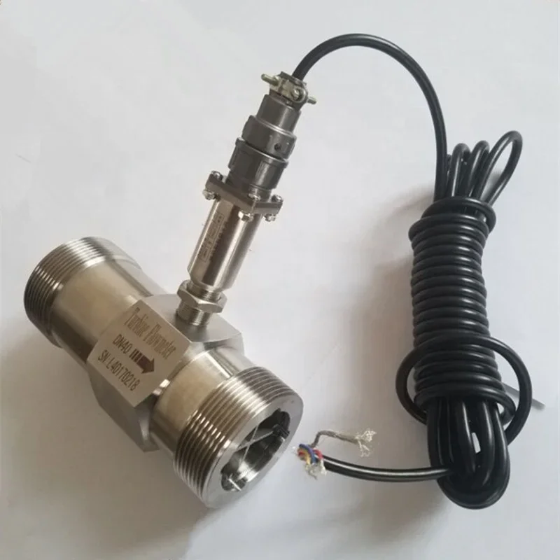 Cheap pulsed output turbine diesel flow meter