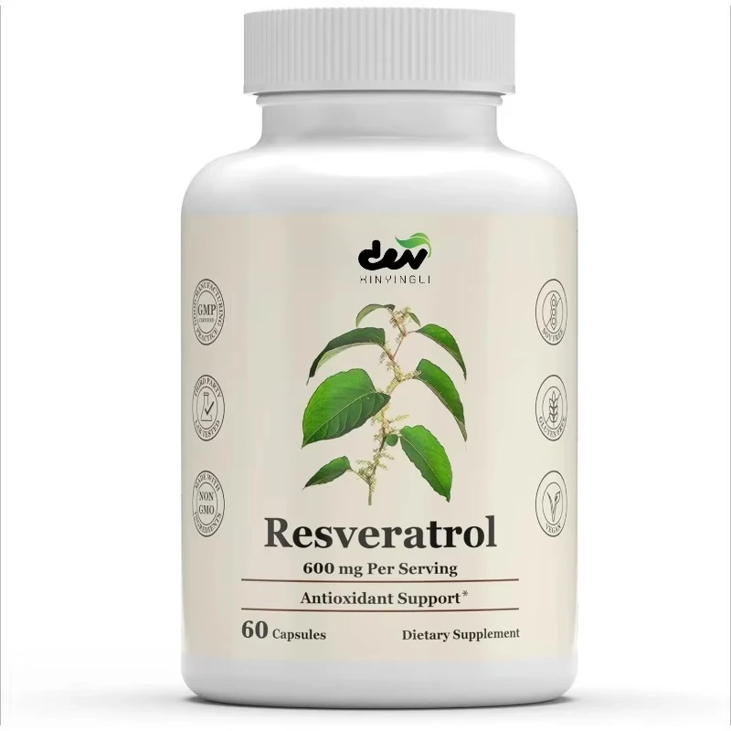 

Resveratrol - Pure - Non GMO - поддерживает здоровое старение и здоровье сердечно-сосудистой - 60 растительных капсул