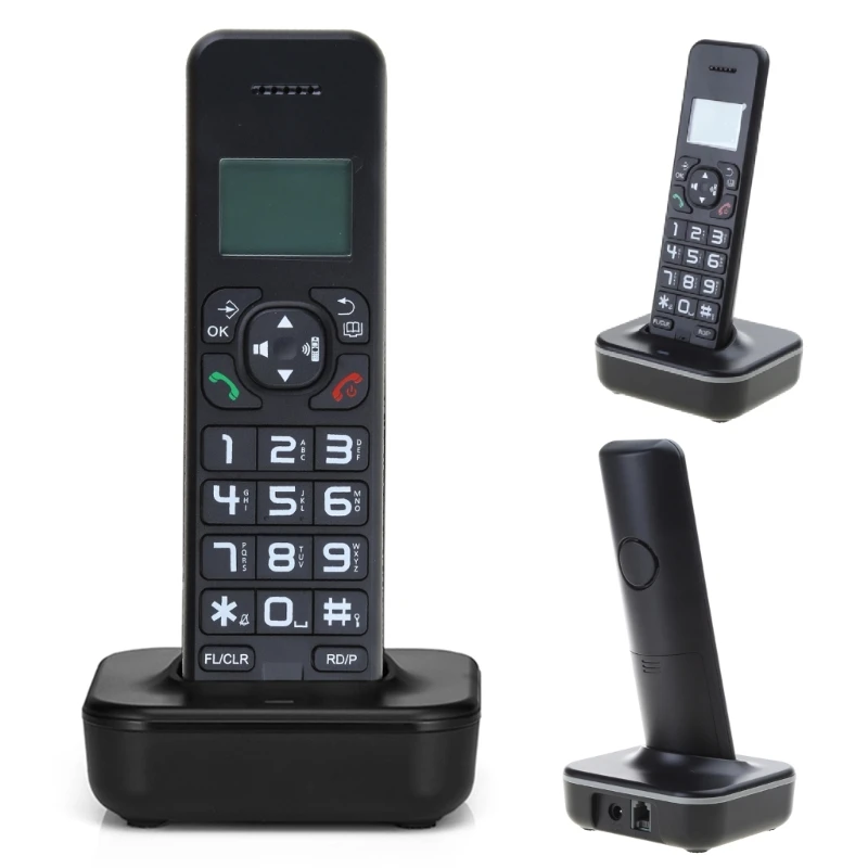 Handfree Landline Phone Caller Display Wireless Memory for Home Office School D46B