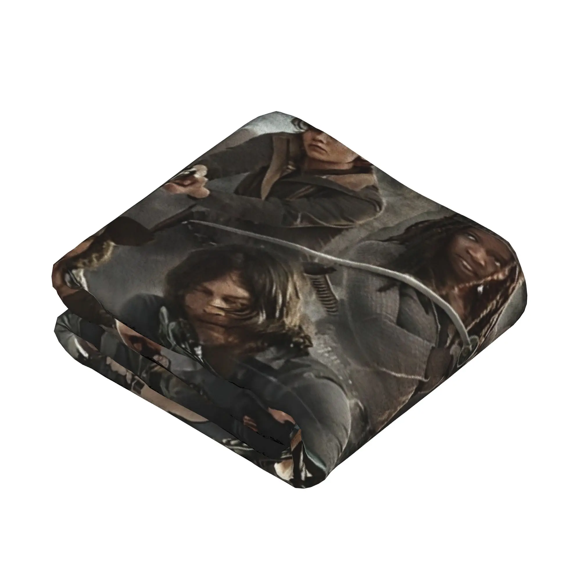The Walking Dead Horro TV Series Knitted Blankets Velvet  Lightweight Thin Throw Blankets for Bedding Couch Bed Rug