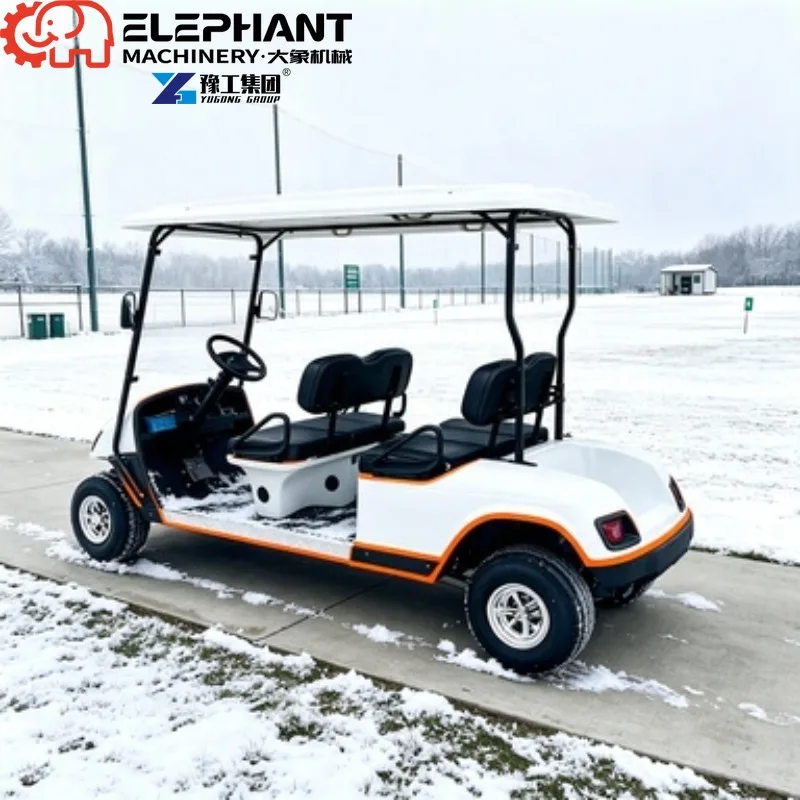 Electric Golf Cart, Street Legal Sightseeing Cart New Appearance OEM Customized For Villa And Golf Course