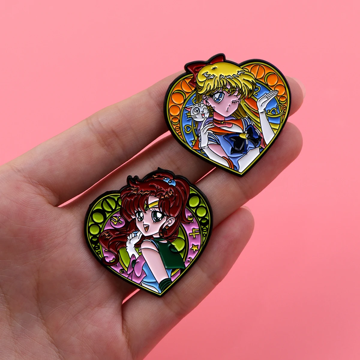 Cartoon Anime Brooches For Women Kawaii Enamel Pin Fashion Metal Badge Jewelry Clothing Backpack Accessories Girls Gift image 6