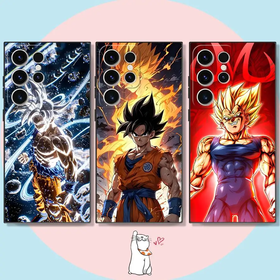

Dragon Ball Cool Son Goku Case for Samsung Galaxy S23 FE S21 S20 FE S24 S24Ultra S21+ S22 Plus S25 Ultra Soft Cover