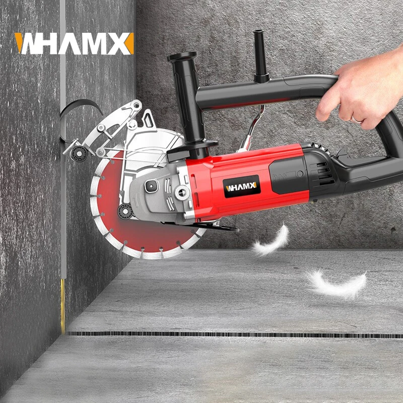 WHAMX High-power Engineering Industry Wall Cutter Machine Hand-held Electric Concrete Slotting 