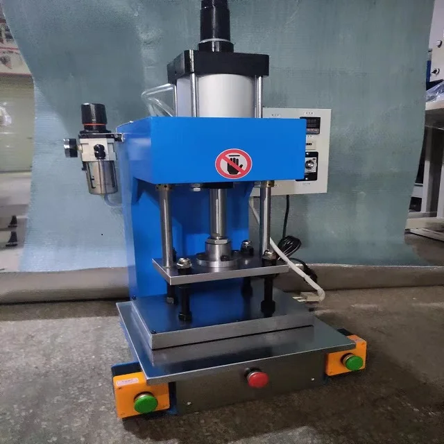 

Advanced 220V Pneumatic Purse Embossing Punching Machine Leather Mark Embossing Core Motor Industrial Machinery Equipment