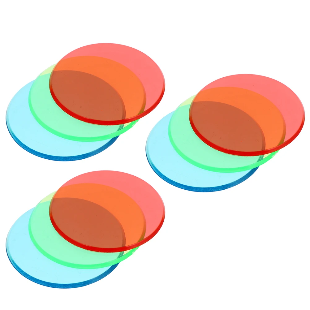 

9pcs Color Recognition Filter Boards Science Physics Experiment For Kids Color Teaching Equipment Optical Educational Tools