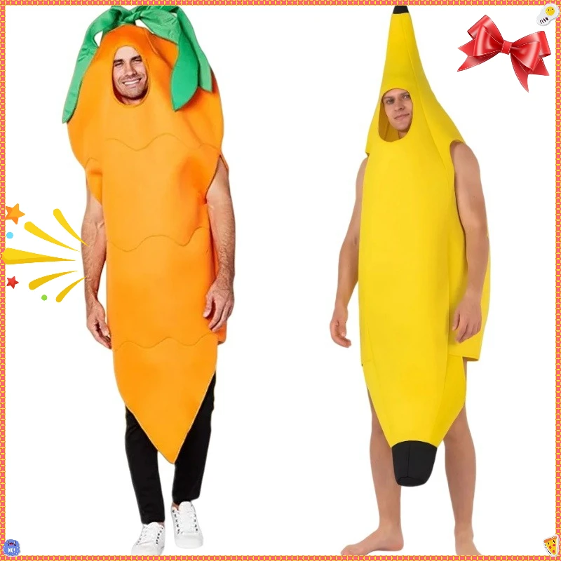 Carnival Clothing Men Cosplay Adult Fancy Dress Funny Sexy Banana Costume Novelty Halloween Christmas Carnival Party Decorations