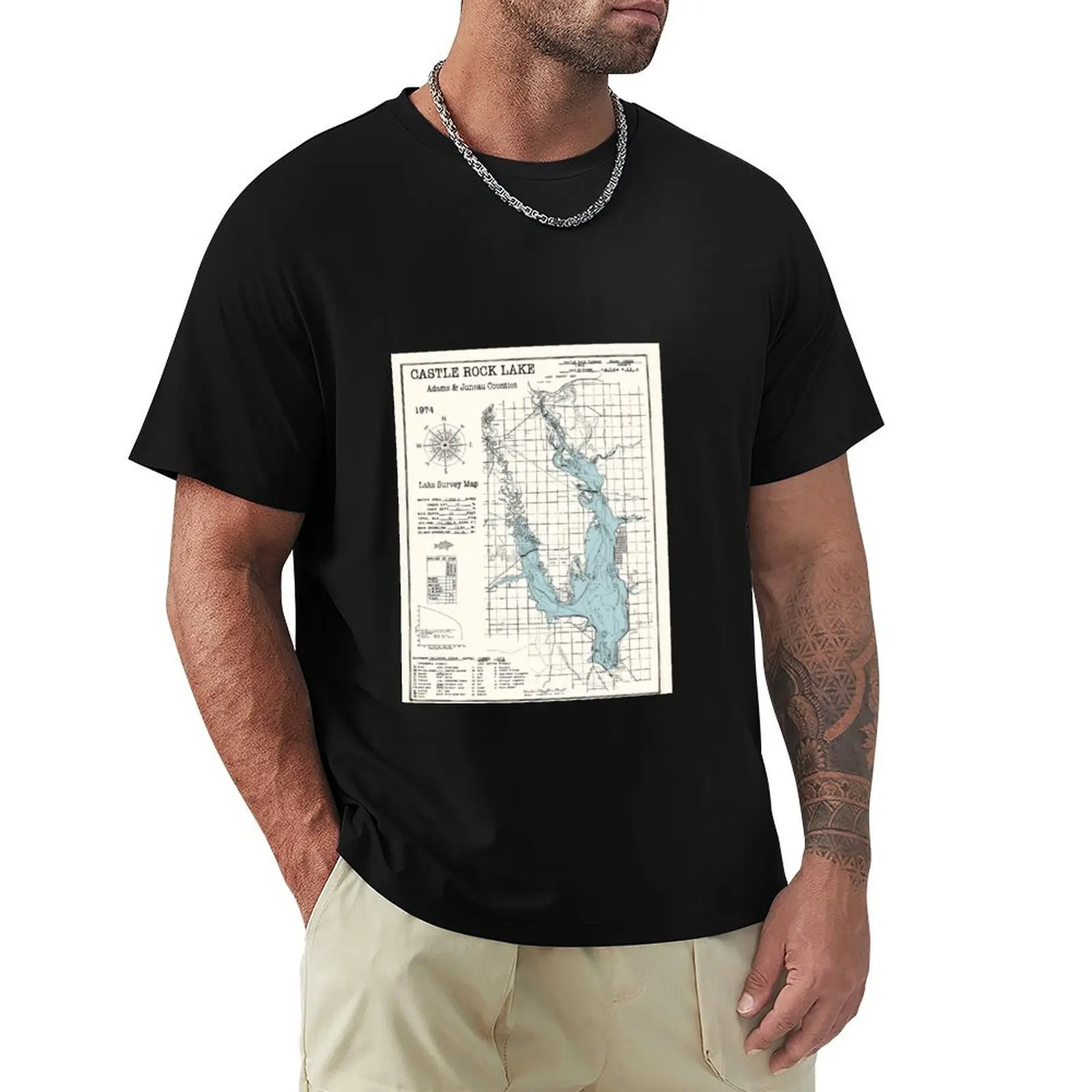 

Castle Rock Lake WI Adams County T-Shirt for a boy luxury designer affliction shirts sweat shirts, men
