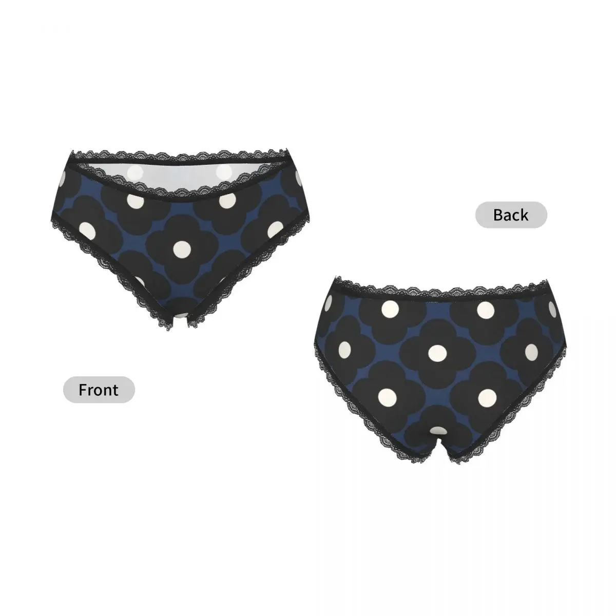 Custom Orla Kiely Flowers Abstract Panties Briefs Women's Comfort Briefs Underwear Breathable Female Underpants