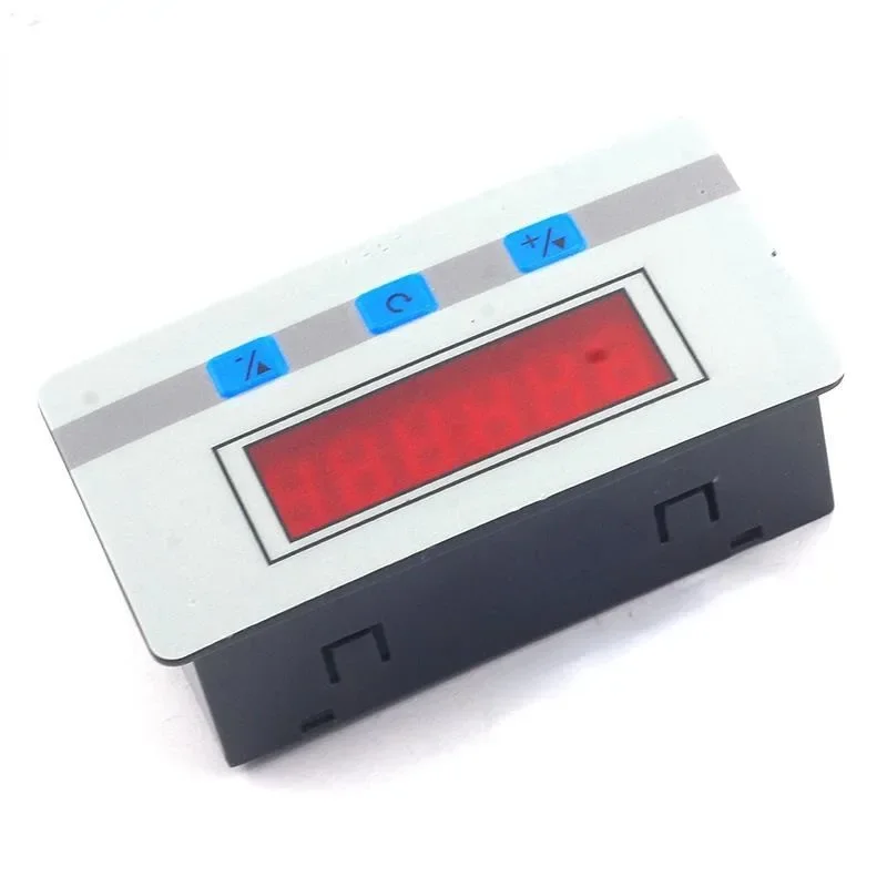 

Mini LED Digital Counter Module DC/AC5V~24V Electronic Totalizer with NPN and PNP Signal Interface 1~999999 Times Counting Range