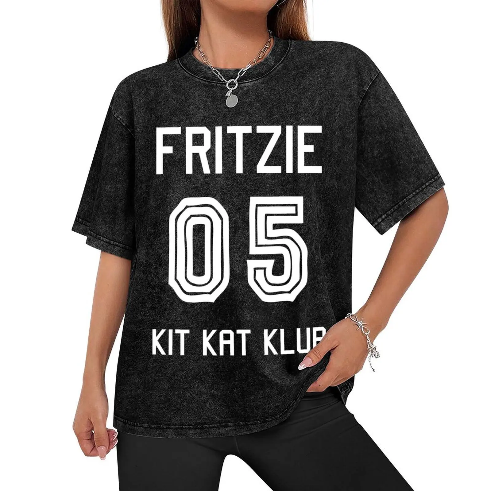 Kit Kat Klub Girl - Fritzie! T-Shirt graphic t shirt vintage blacks Clothing heavy weight t shirts for men