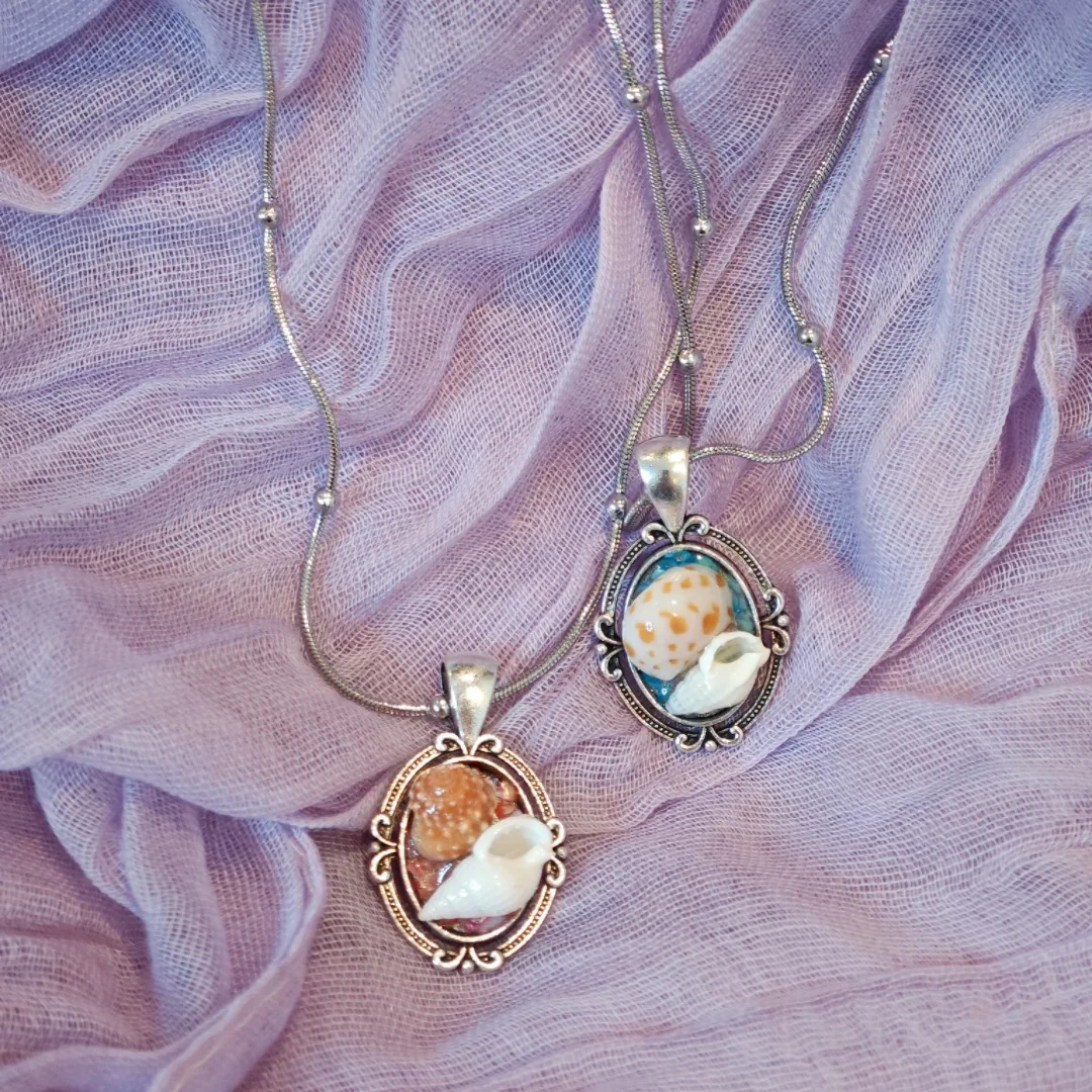 

3209 Wholesale Handmade Shell Conch Retro Ethnic Style Necklace Pendant Personalized Stainless Steel Chain Christmas Gift