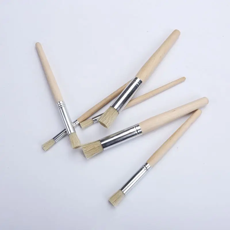 Màu Nước Sơn Bàn Chải 6 Cái/bộ Nghệ Thuật Chuyên Nghiệp Tiếp Liệu Bàn Chải Nghệ Sĩ Tranh Trang Sức Giọt