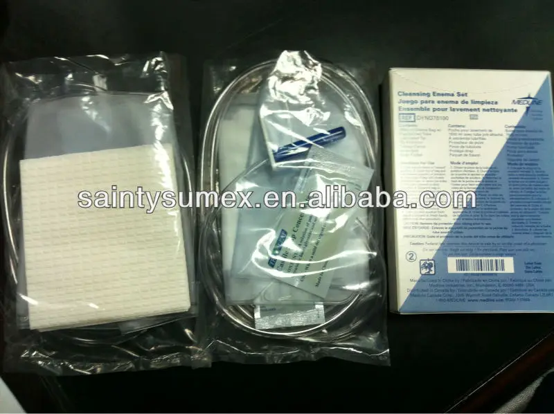 Disposable 1500ml Cleansing Enema Bag Set Kit