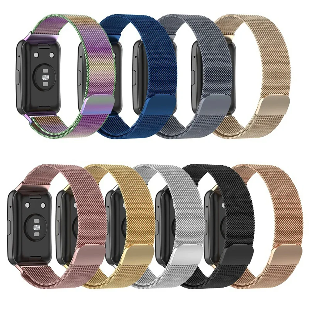 Milanese Loop For Huawei Watch FIT 2 Strap Band Magnetic stainless steel correa metal bracelet for Huawei Watch fit Accessories